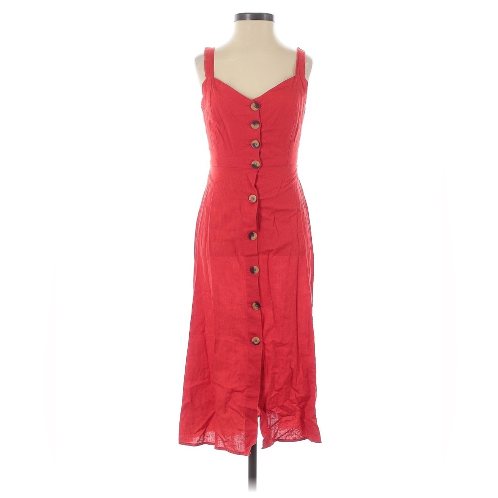 Japna Red Cotton Sundress
